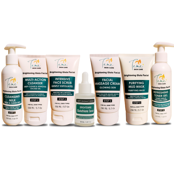 Brightening Gluta Facial Kit & Glutathione Serum (Bundle)
