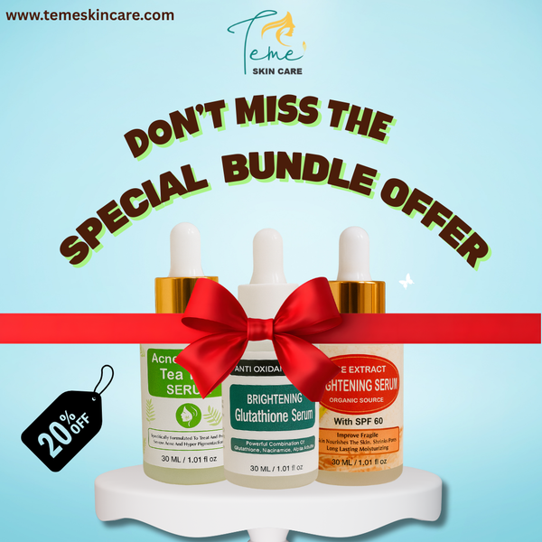 Acne + Glutathione + Rice Brightening Serum (Bundle)