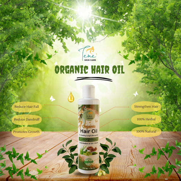 Teme 100% Organic Hair Oil 220ml