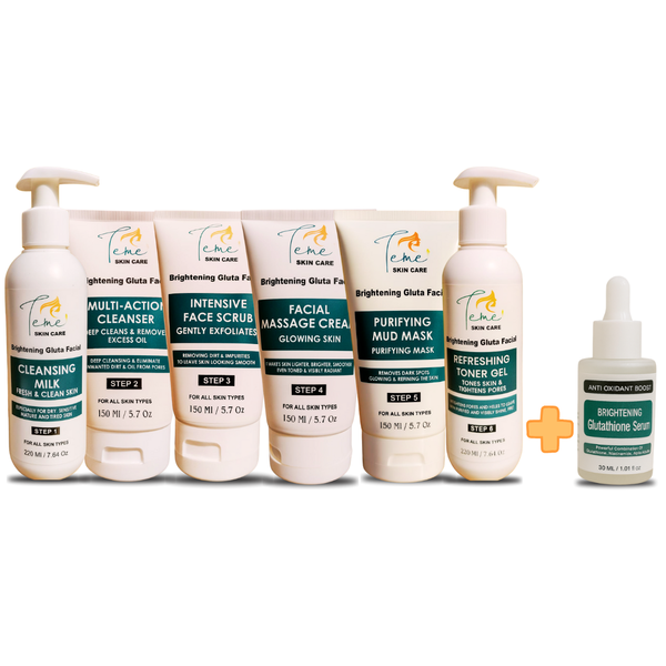 Brightening Gluta Facial Kit & Glutathione Serum (Bundle)